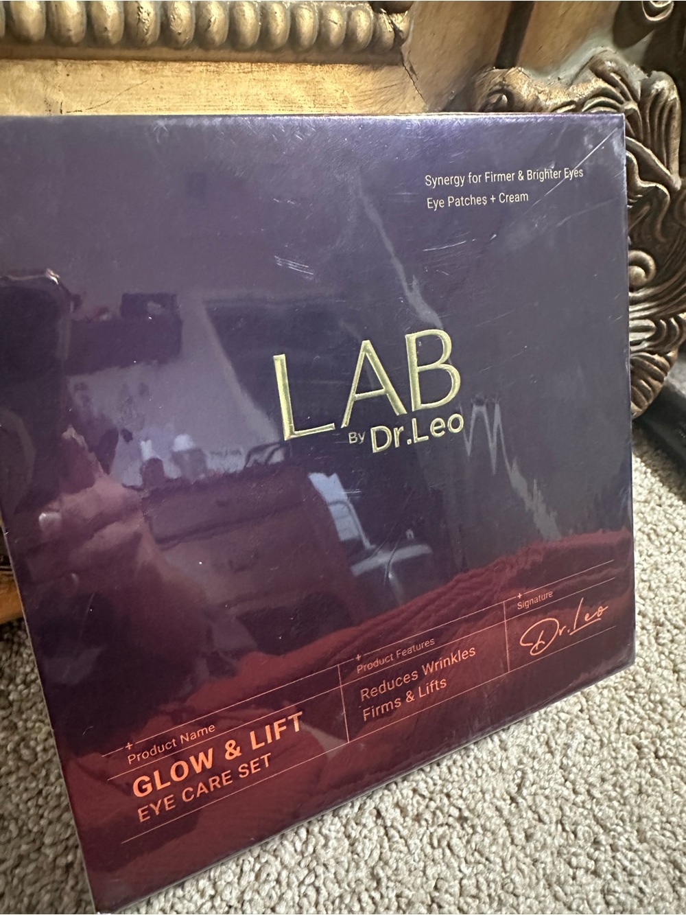 New In Box Lab by Dr. Leo Glow & Lift Eye Care Set PDRN
